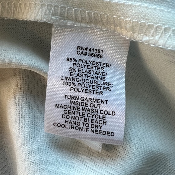 Ralph Lauren Blue and White Stripe Sleeveless Asymmetrical Dress Size 6 - Picture 13 of 15